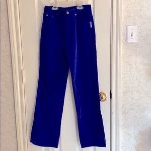 Vintage Girls purple velveteen pants